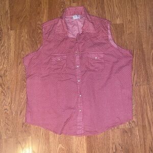 Vintage Women’s Wrangler Sleeveless Shirt